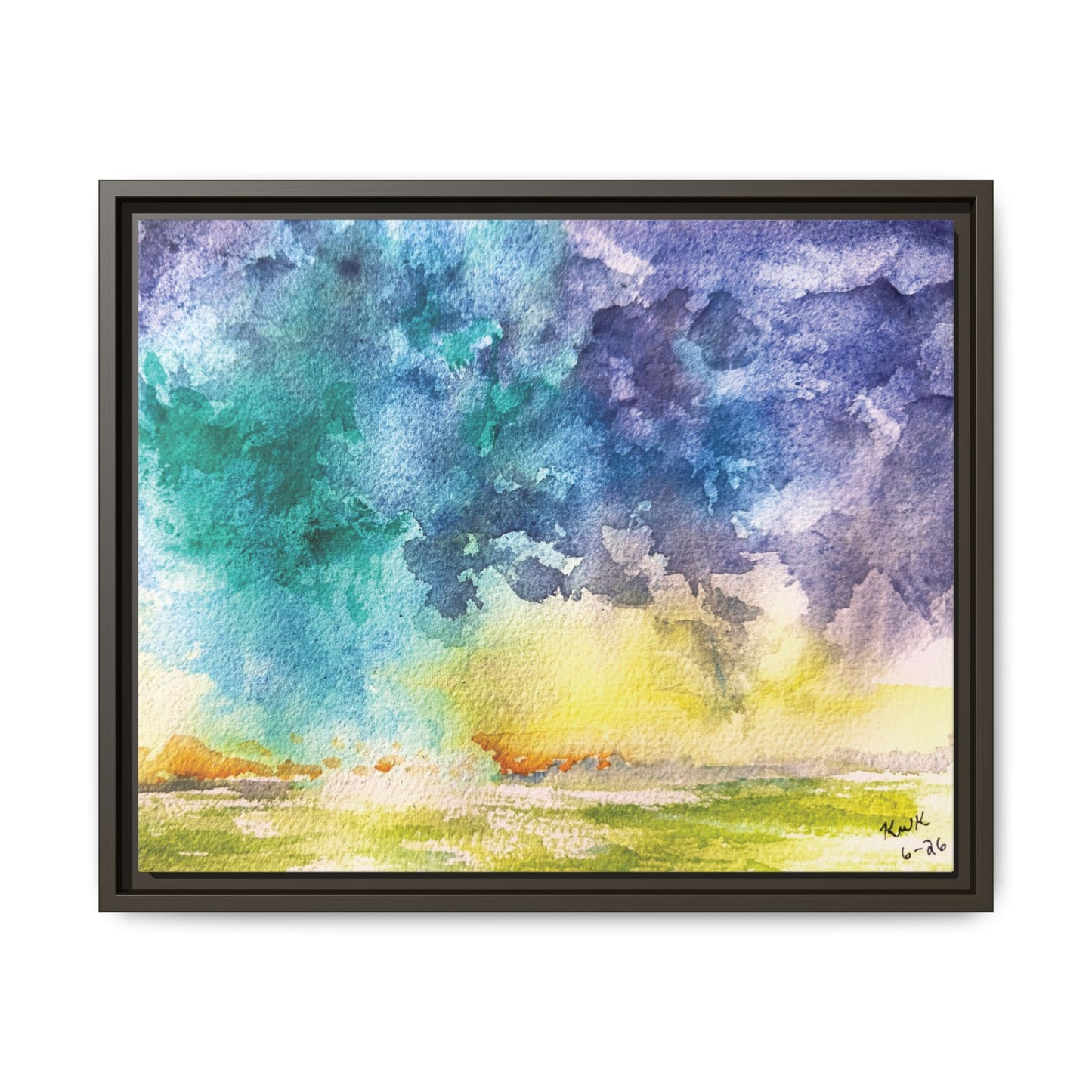 Beyond The Dryline Matte Canvas, Framed (Black or Espresso). Available in sizes from 10”x8”-30”x24”