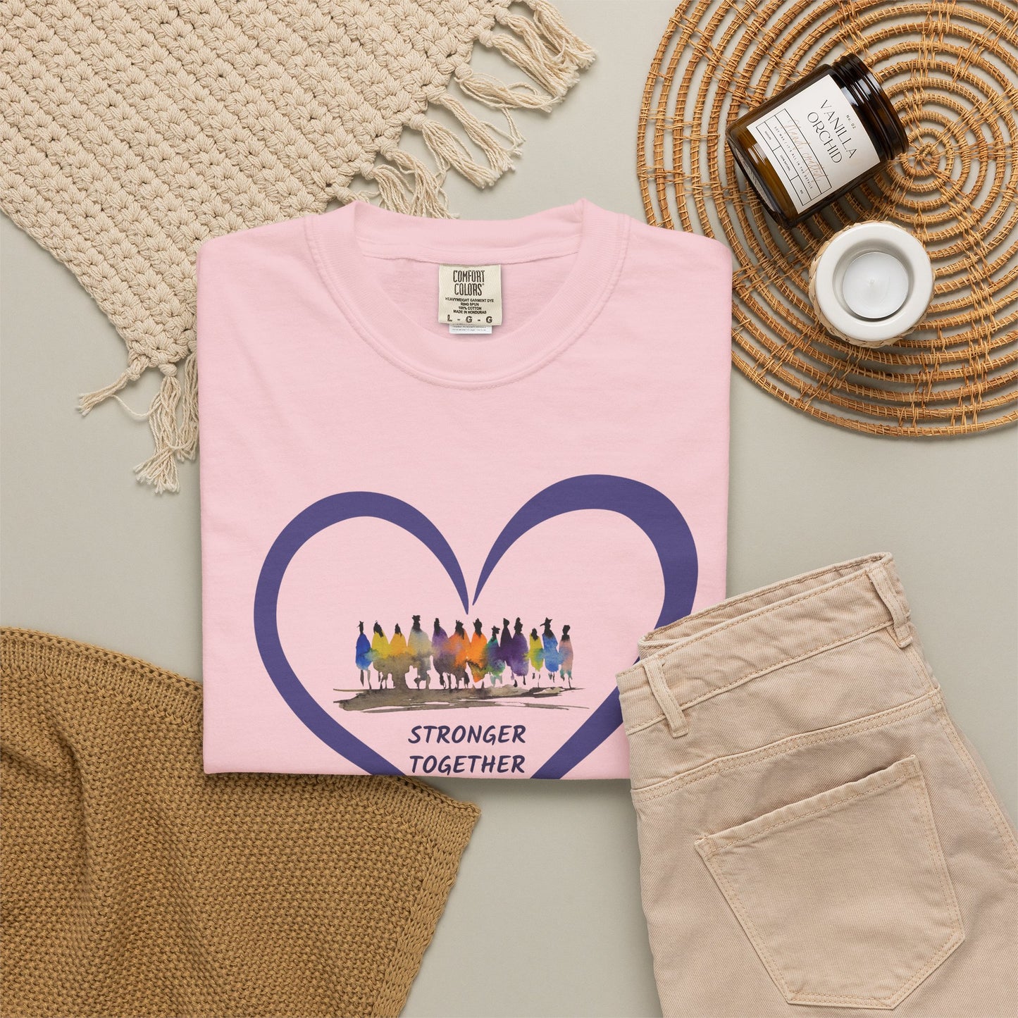 Stronger Together Heart Unisex T-shirt