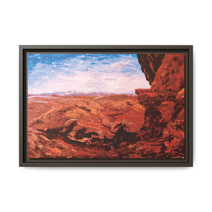 Red Rocks, Framed (Black or Espresso). Available in sizes from 10”x8”-18”x12”