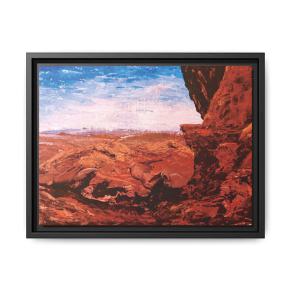 Red Rocks, Framed (Black or Espresso). Available in sizes from 10”x8”-18”x12”