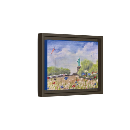 Looking for Liberty, Framed (Black or Espresso). Available in sizes from 10”x8”-24”x18”