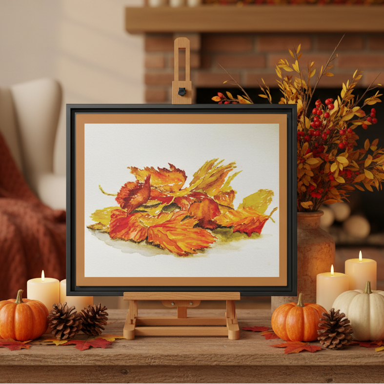 Colorfall, Framed (Black or Espresso). Available in sizes from 10”x8”-20”x16”