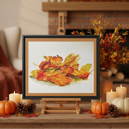 Colorfall, Framed (Black or Espresso). Available in sizes from 10”x8”-20”x16”