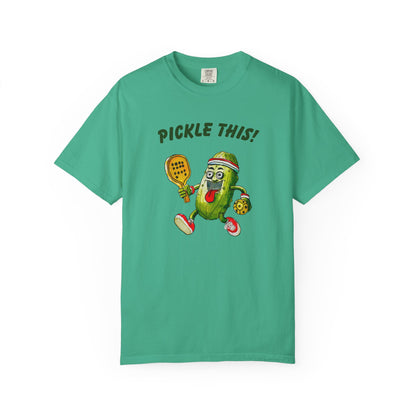 Pickle This! Unisex Garment-Dyed T-shirt (Light Colors). Available in sizes S-4XL, 16 colors.