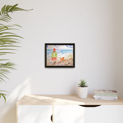 Oceanfront Friends, Framed (Black or Espresso). Available in sizes from 10”x8”-20”x16”