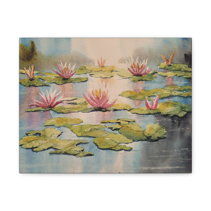 Meet Me at Falling Star Pond Matte Canvas, Stretched, 1.25". Available in sizes 10” x 8”-20” x 16”