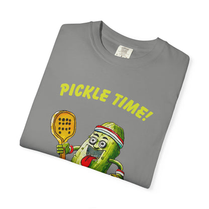 Pickle Time! Unisex Garment-Dyed T-shirt (Dark Colors). Available in sizes S-4XL, 16 colors.