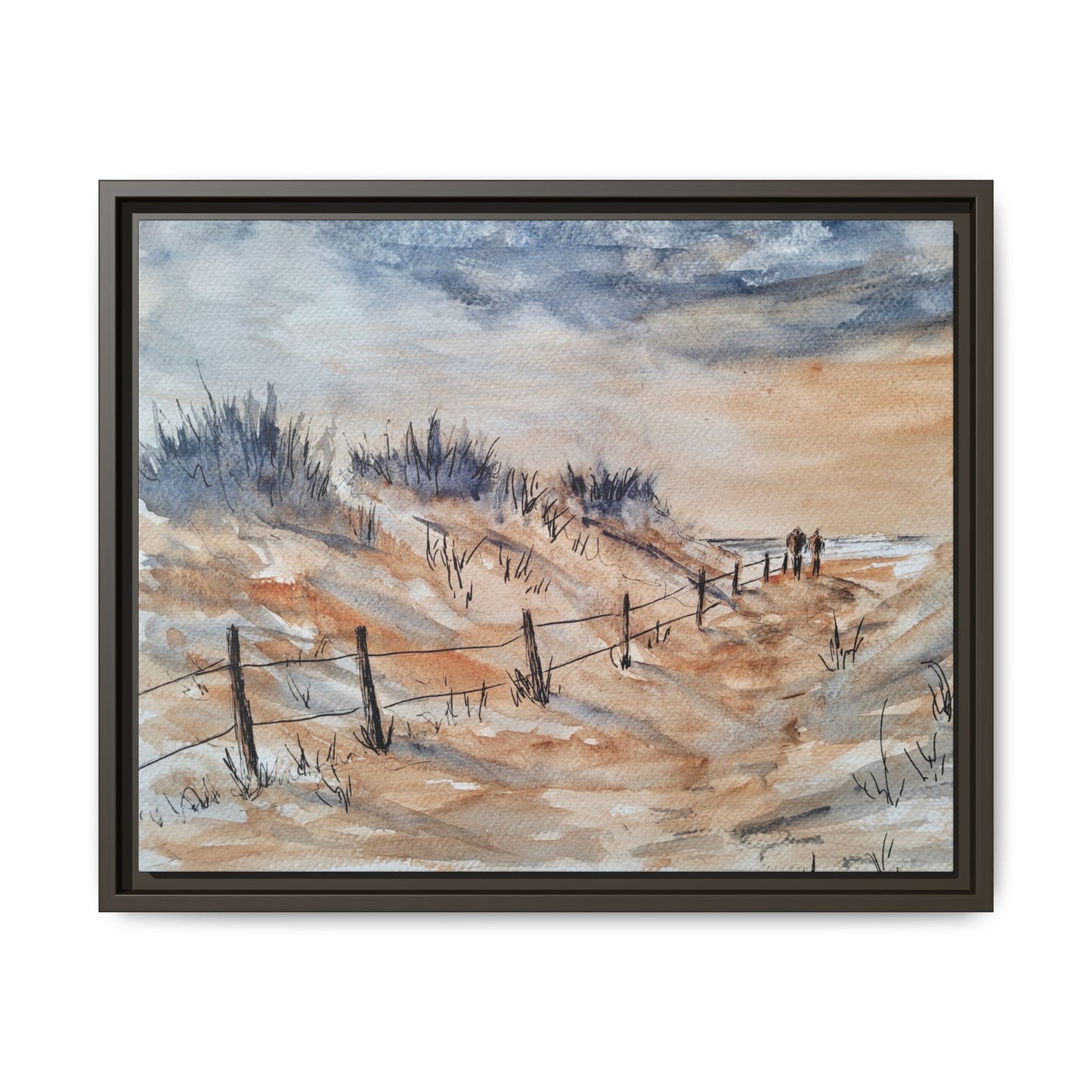 Moonrise Matte Canvas, Framed (Black or Espresso). Available in sizes from 10”x8”-24”x18”