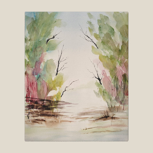 Rendering the Light Matte Canvas, Stretched, 1.25". Available in sizes 8” x 10”-18” x 24”