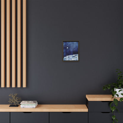Where’s Artemis Matte Canvas, Framed (Black or Espresso). Available in sizes 8”x10”-12”x16”