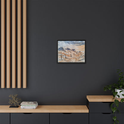 Moonrise Matte Canvas, Framed (Black or Espresso). Available in sizes from 10”x8”-24”x18”