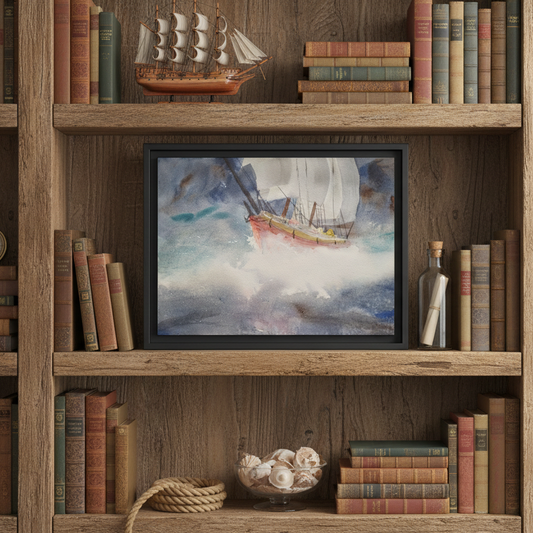 Holding On, Framed (Black or Espresso). Available in sizes from 10”x8”-20”x16”