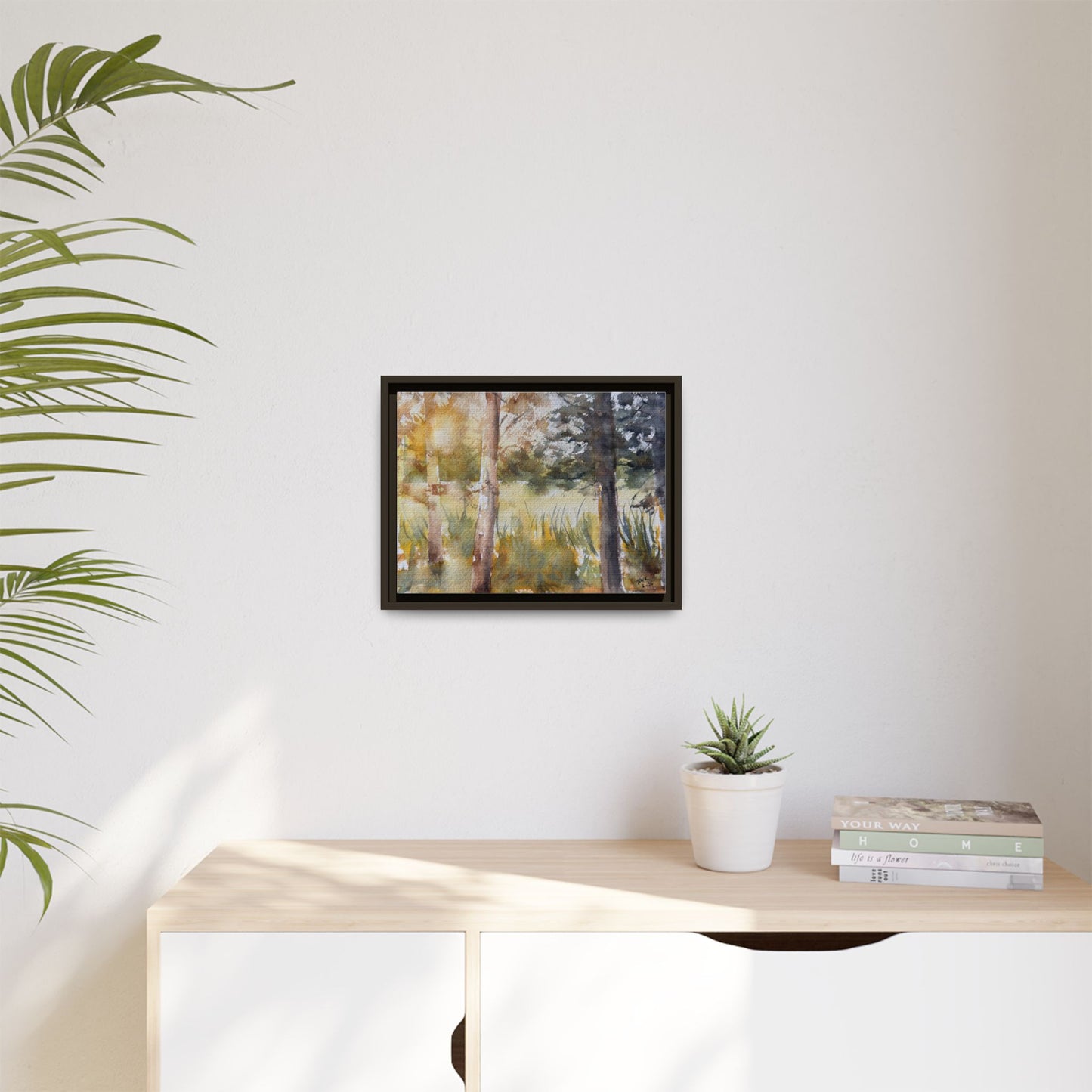 Golden Hour — Framed Matte Canvas
