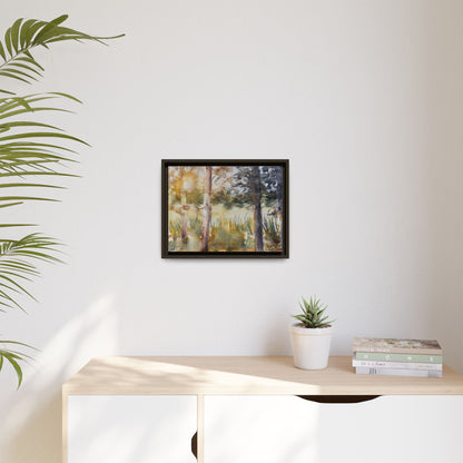 Golden Hour — Framed Matte Canvas