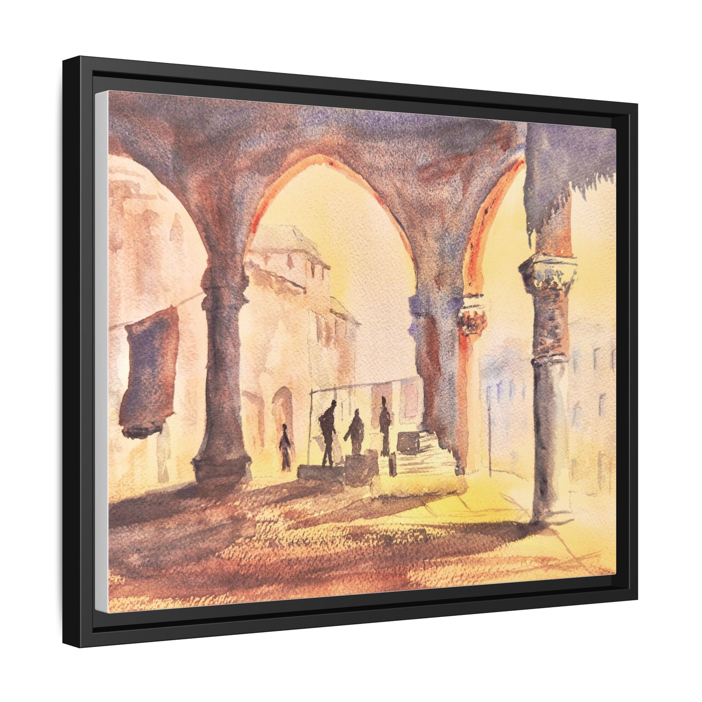 The Carpet Merchant, Framed (Black or Espresso). Available in sizes from 10”x8”-32”x24”