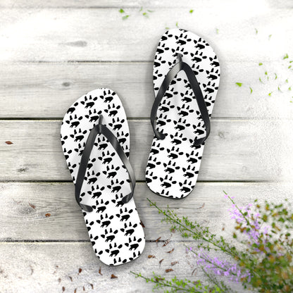 Kitty Paw Flip Flops