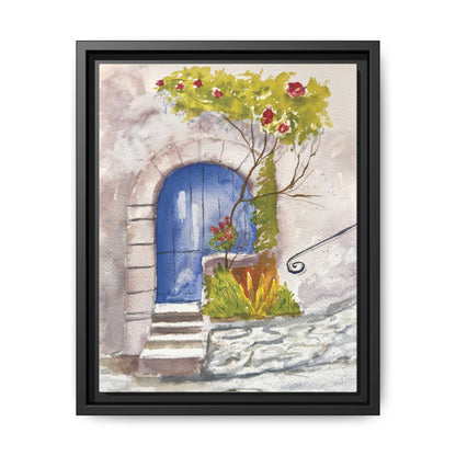Blue Door, Framed (Black or Espresso). Available in sizes from 8”x10”-24”x32”