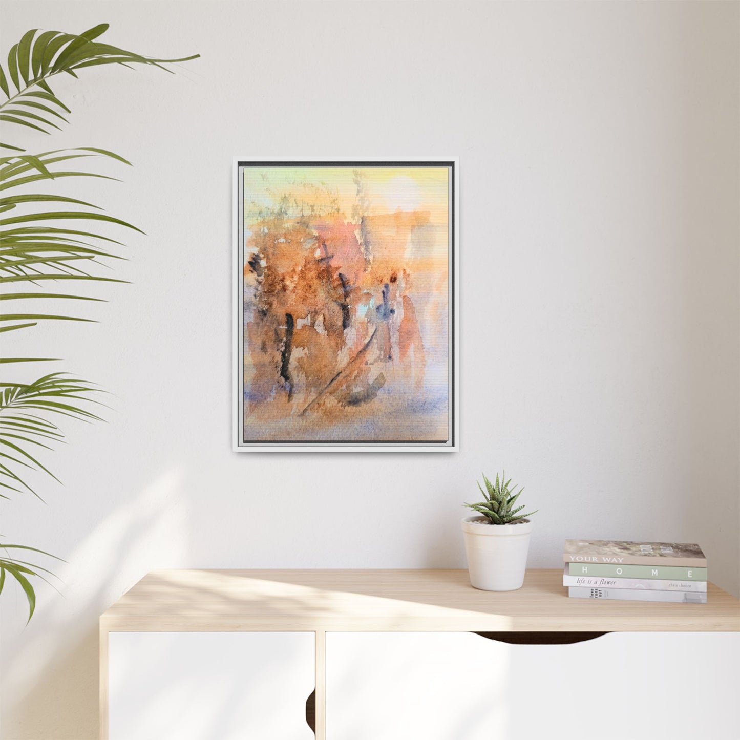 The Explorer Matte Canvas, Framed (Black or Espresso). Available in sizes 8”x10”-18”x24”