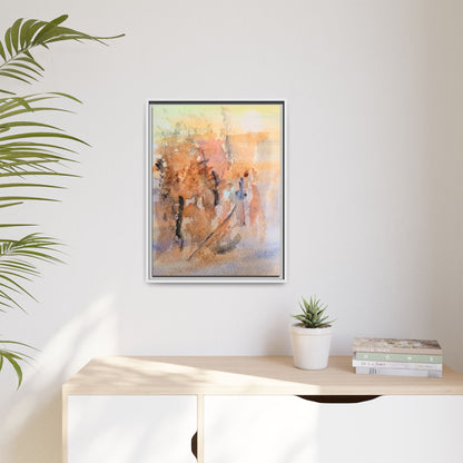 The Explorer Matte Canvas, Framed (Black or Espresso). Available in sizes 8”x10”-18”x24”