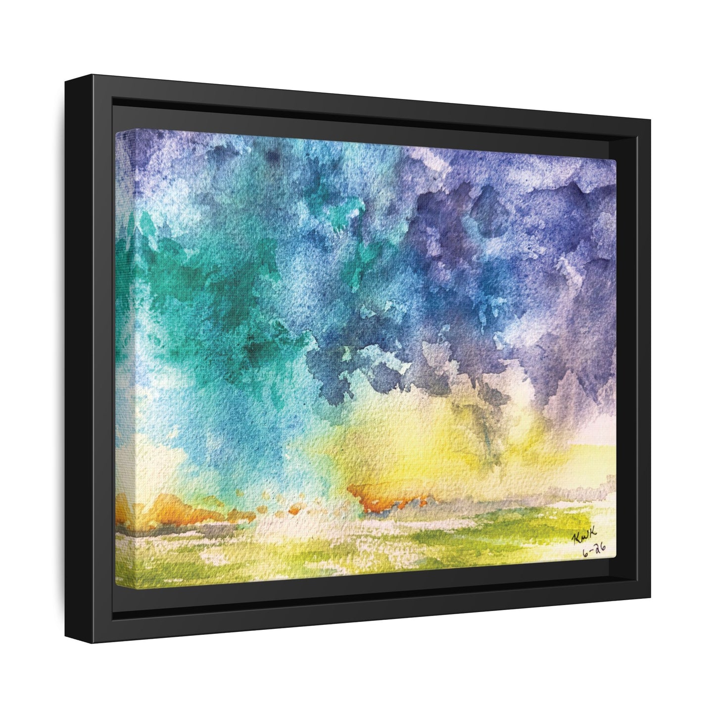 Beyond The Dryline Matte Canvas, Framed (Black or Espresso). Available in sizes from 10”x8”-30”x24”