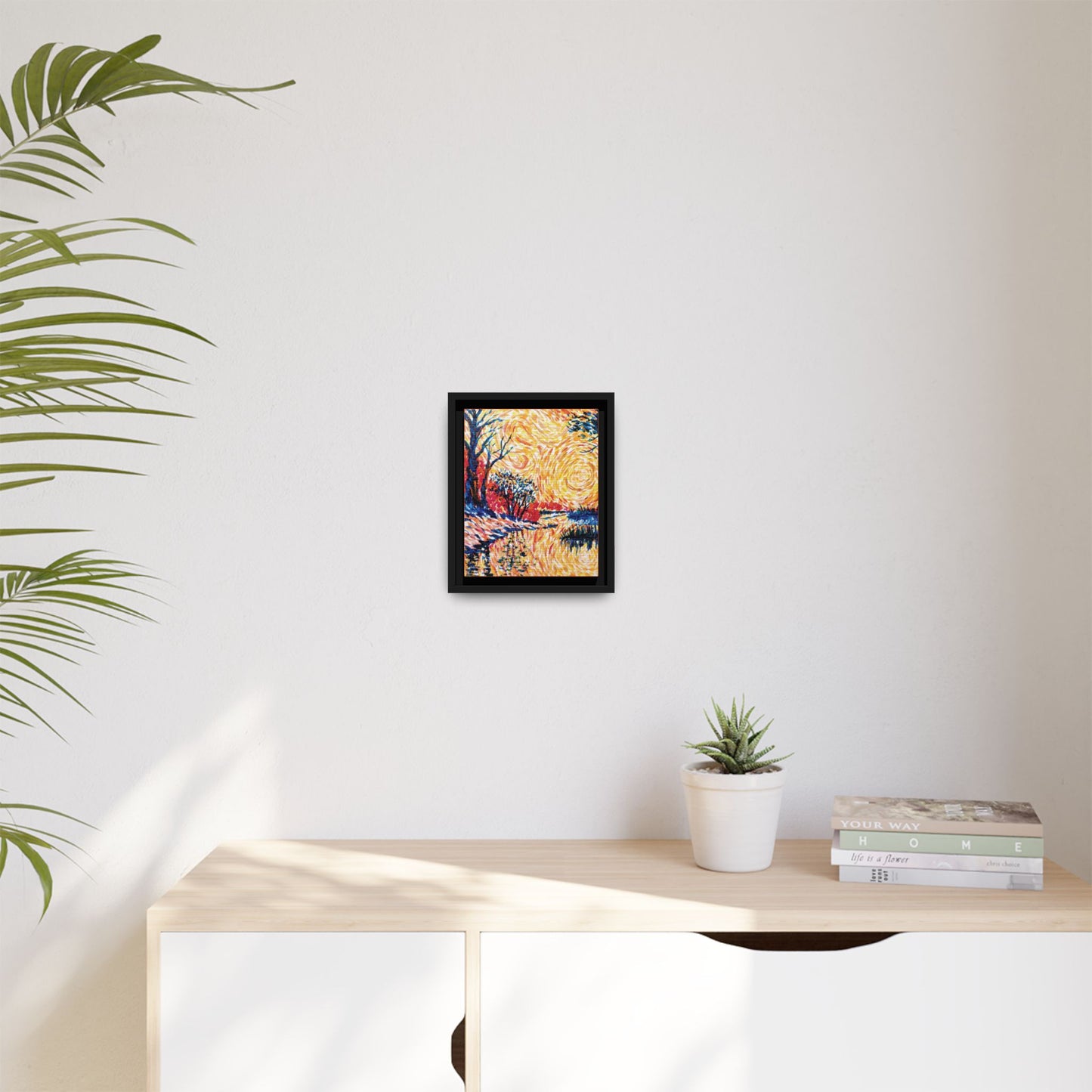 Impasto Revolution Matte Canvas, Framed (Black or Espresso). Available in sizes from 8”x10”-18”x24”