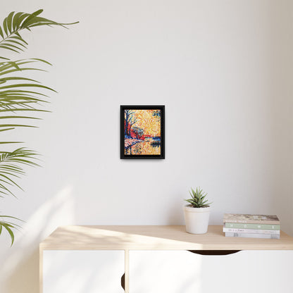 Impasto Revolution Matte Canvas, Framed (Black or Espresso). Available in sizes from 8”x10”-18”x24”