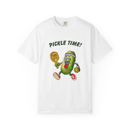 Pickle Time! Unisex Garment-Dyed T-shirt (Light Colors). Available in sizes S-4XL, 16 colors.