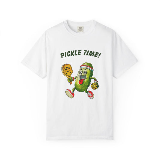 Pickle Time! Unisex Garment-Dyed T-shirt (Light Colors). Available in sizes S-4XL, 16 colors.