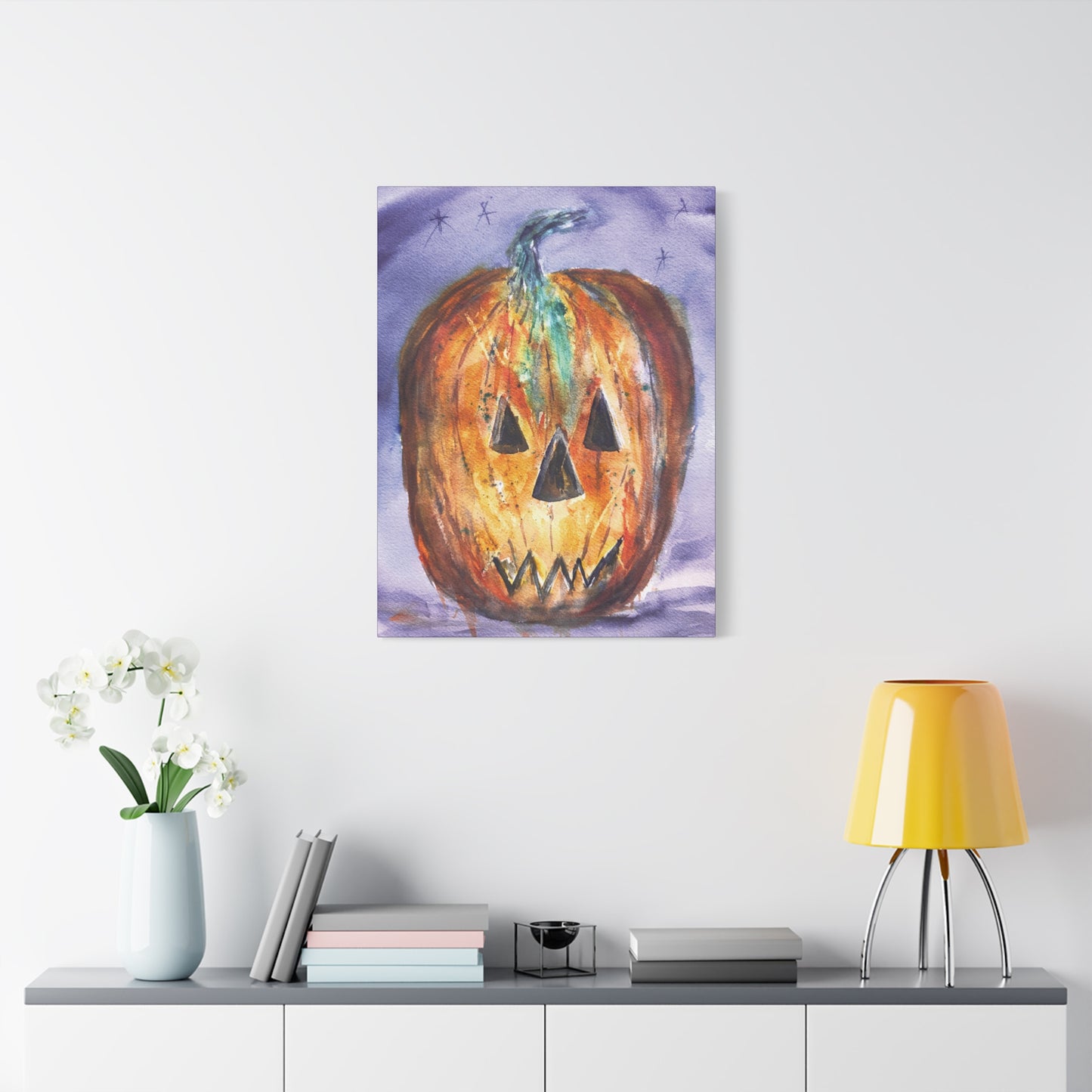 Playfully Spooky Matte Canvas, Stretched, 1.25". Available in sizes 8” x 10”-24”x32”