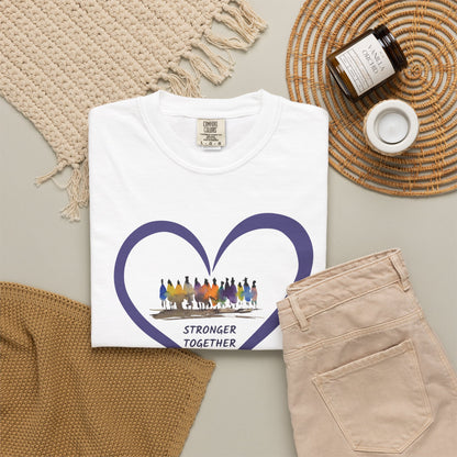 Stronger Together Heart Unisex T-shirt
