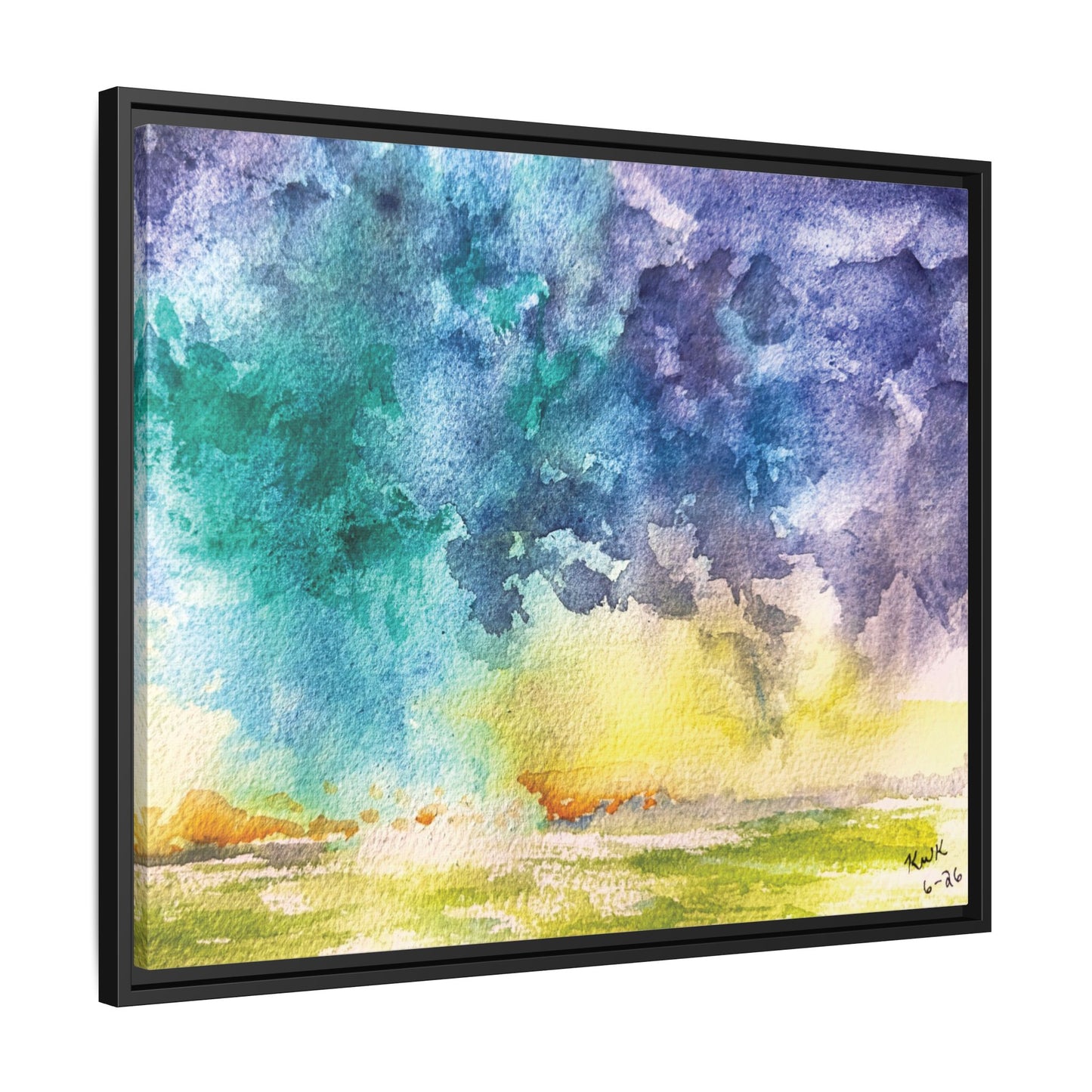 Beyond The Dryline Matte Canvas, Framed (Black or Espresso). Available in sizes from 10”x8”-30”x24”