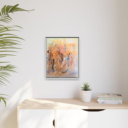 The Explorer Matte Canvas, Framed (Black or Espresso). Available in sizes 8”x10”-18”x24”