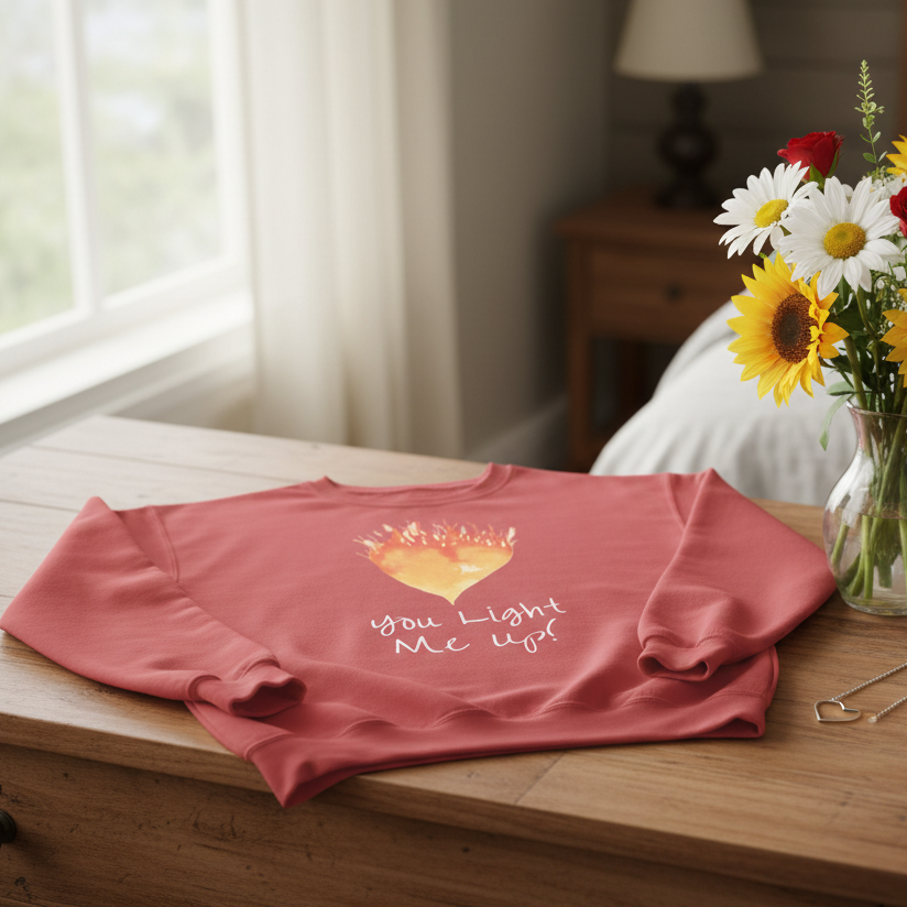 You Light Me Up Unisex Garment-Dyed Sweatshirt