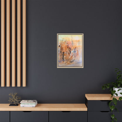 The Explorer Matte Canvas, Framed (Black or Espresso). Available in sizes 8”x10”-18”x24”