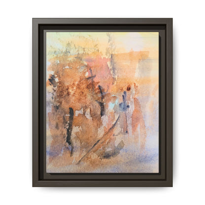 The Explorer Matte Canvas, Framed (Black or Espresso). Available in sizes 8”x10”-18”x24”