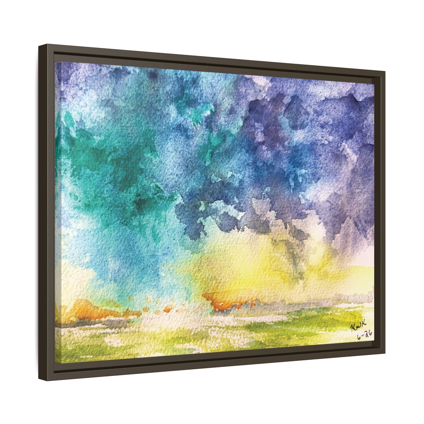 Beyond The Dryline Matte Canvas, Framed (Black or Espresso). Available in sizes from 10”x8”-30”x24”