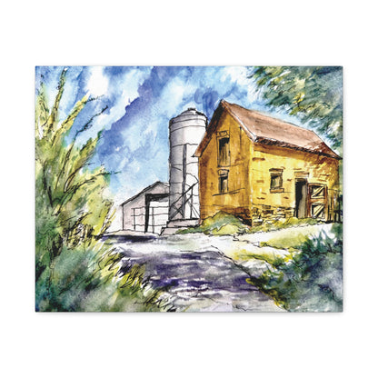 Ye Olde Barn Matte Canvas, Stretched, 1.25". Available in sizes 10” x 8”-24” x 20”