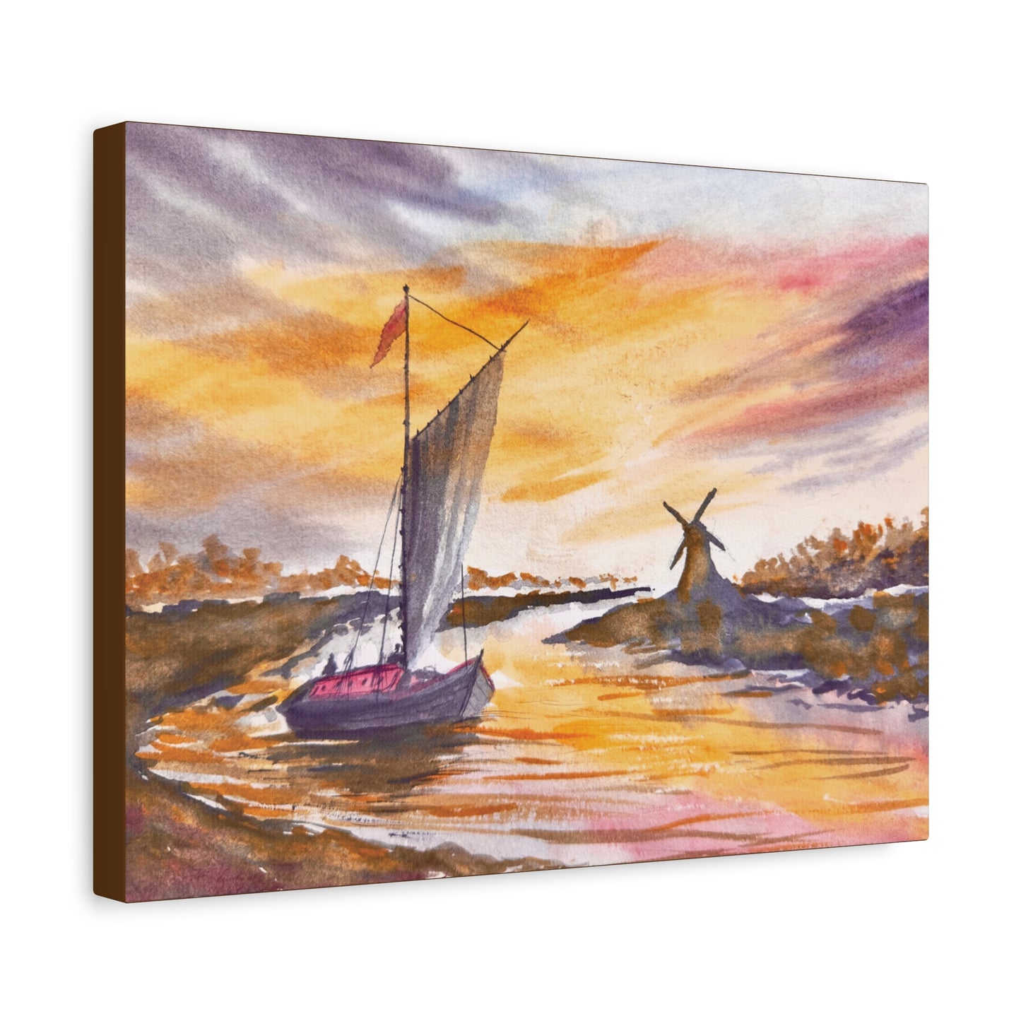 Dutchman’s Landing Matte Canvas, Stretched, 1.25". Available in sizes 10” x 8”-16” x 12”