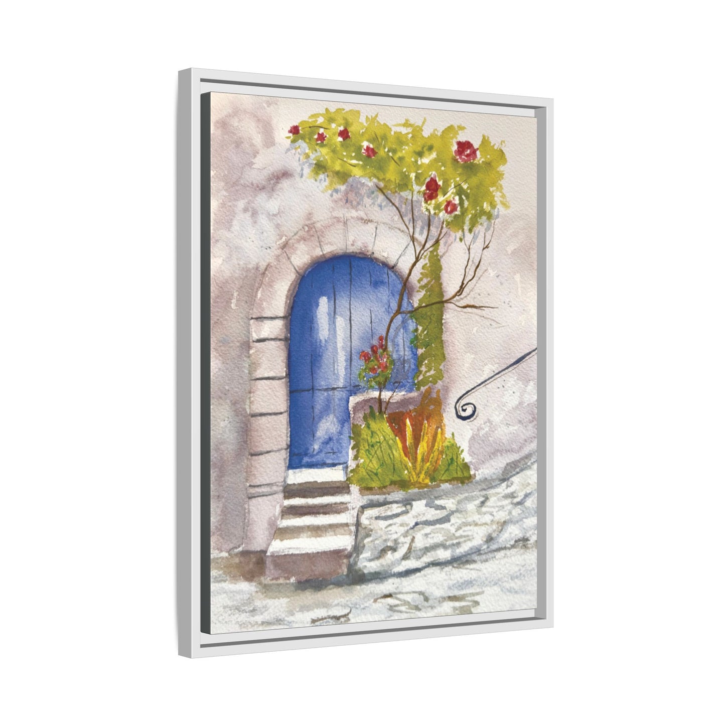 Blue Door, Framed (Black or Espresso). Available in sizes from 8”x10”-24”x32”