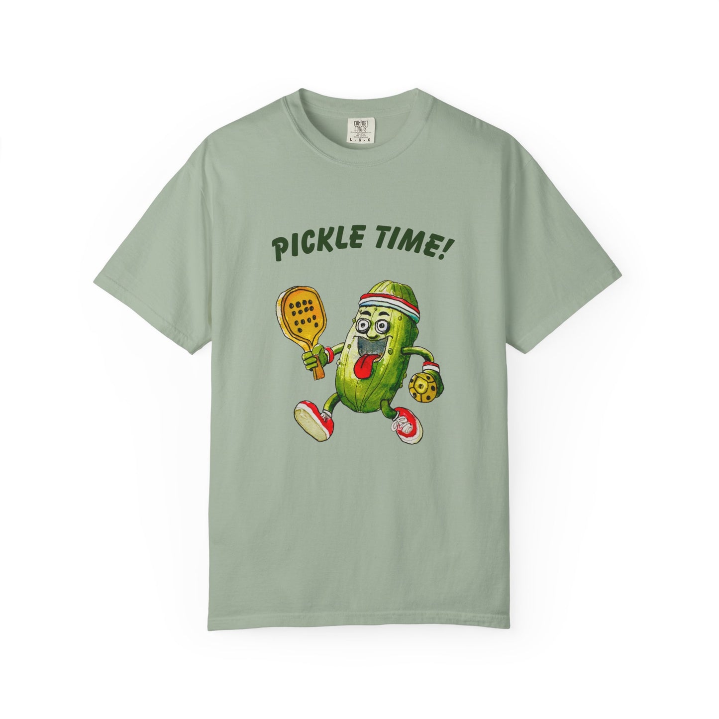 Pickle Time! Unisex Garment-Dyed T-shirt (Light Colors). Available in sizes S-4XL, 16 colors.