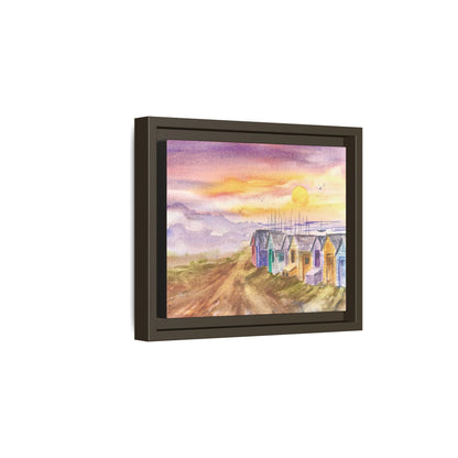 Quiet Before The Tide Matte Canvas, Framed (Black or Espresso). Available in sizes from 10”x8”-32”x24”