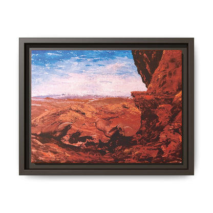Red Rocks, Framed (Black or Espresso). Available in sizes from 10”x8”-18”x12”