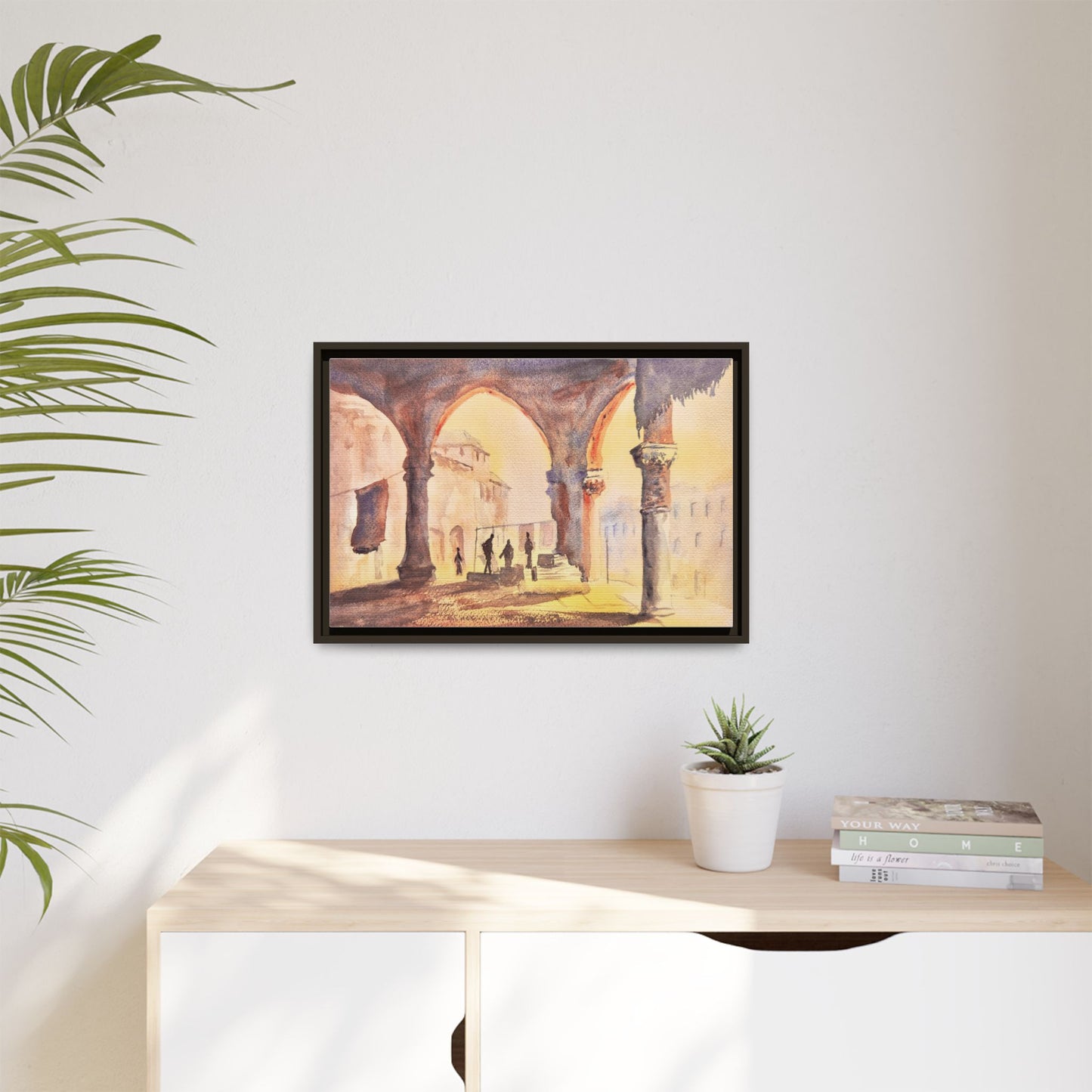 The Carpet Merchant, Framed (Black or Espresso). Available in sizes from 10”x8”-32”x24”