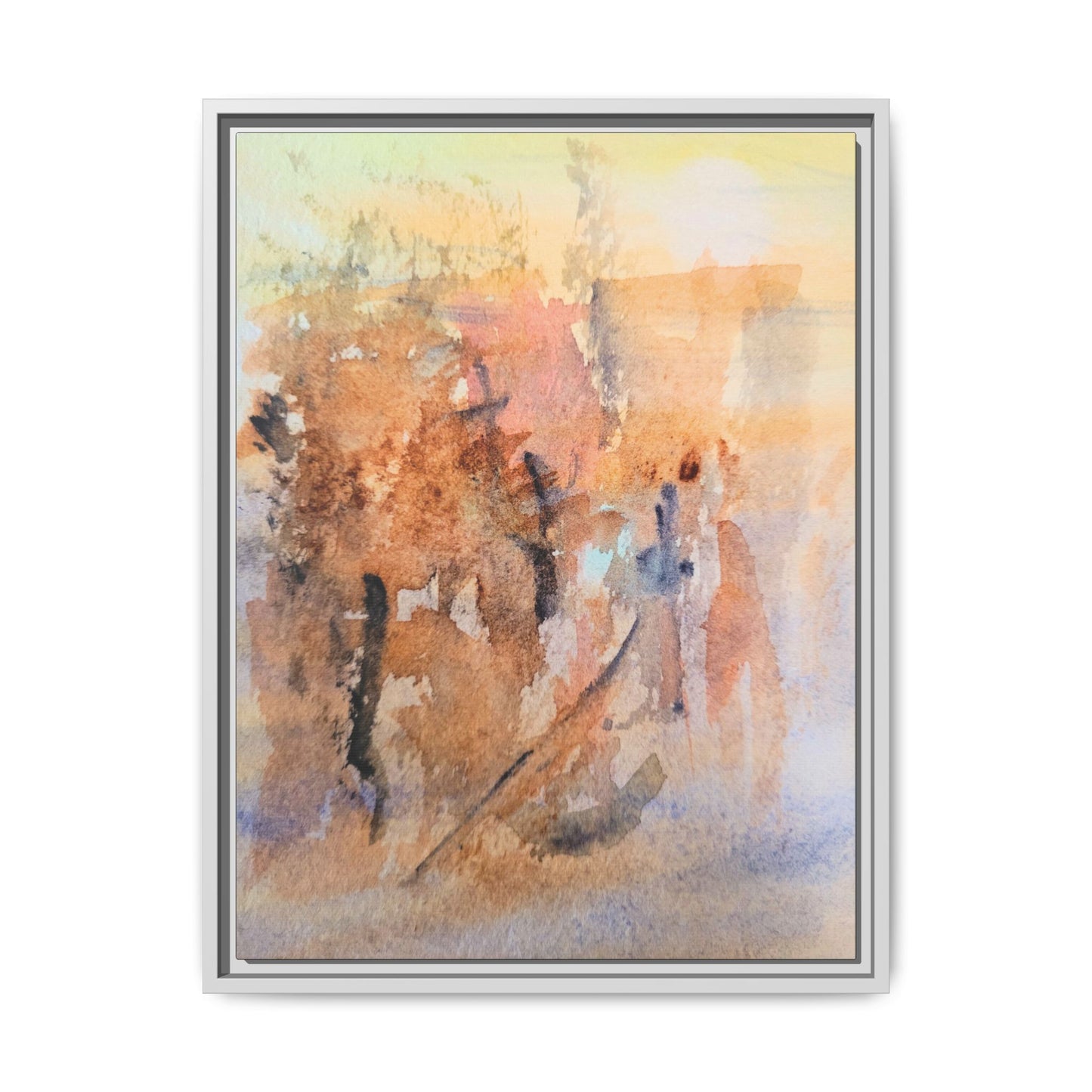 The Explorer Matte Canvas, Framed (Black or Espresso). Available in sizes 8”x10”-18”x24”