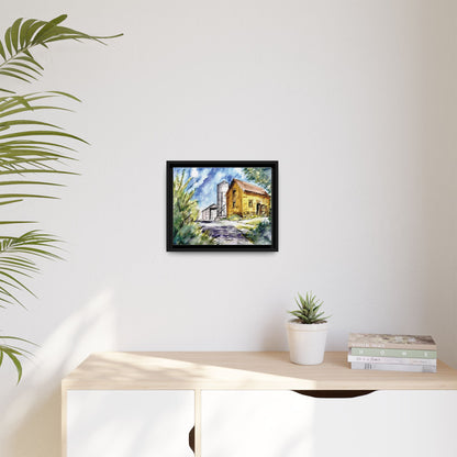 Ye Olde Barn, Framed (Black or Espresso). Available in sizes from 10”x8”-32”x24”