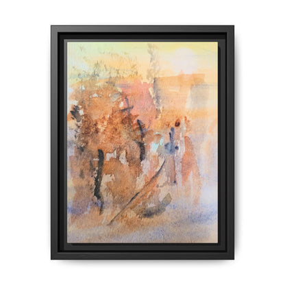 The Explorer Matte Canvas, Framed (Black or Espresso). Available in sizes 8”x10”-18”x24”