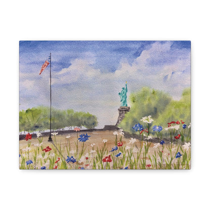 Looking for Liberty Matte Canvas, Stretched, 1.25"