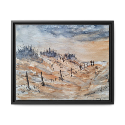 Moonrise Matte Canvas, Framed (Black or Espresso). Available in sizes from 10”x8”-24”x18”
