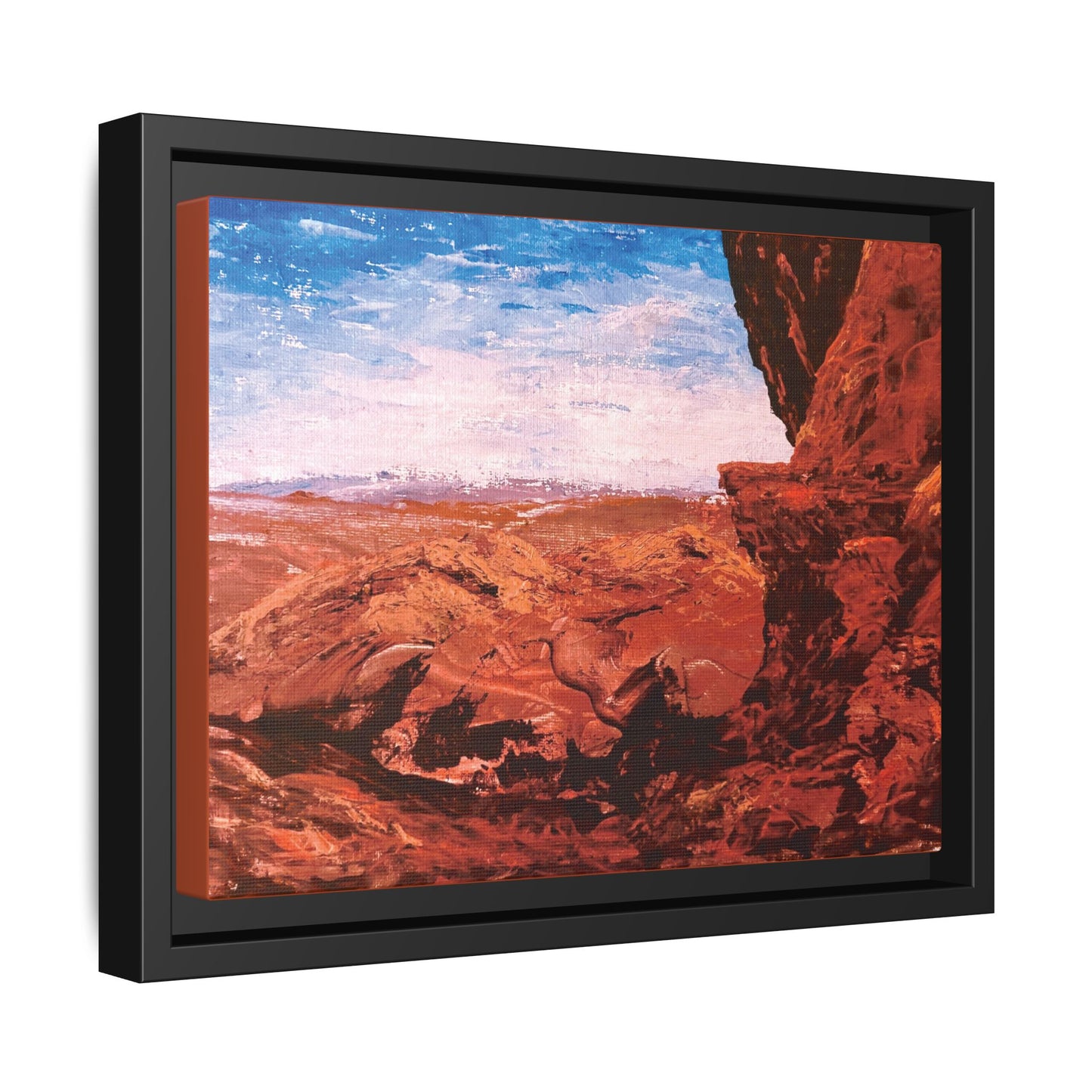 Red Rocks, Framed (Black or Espresso). Available in sizes from 10”x8”-18”x12”