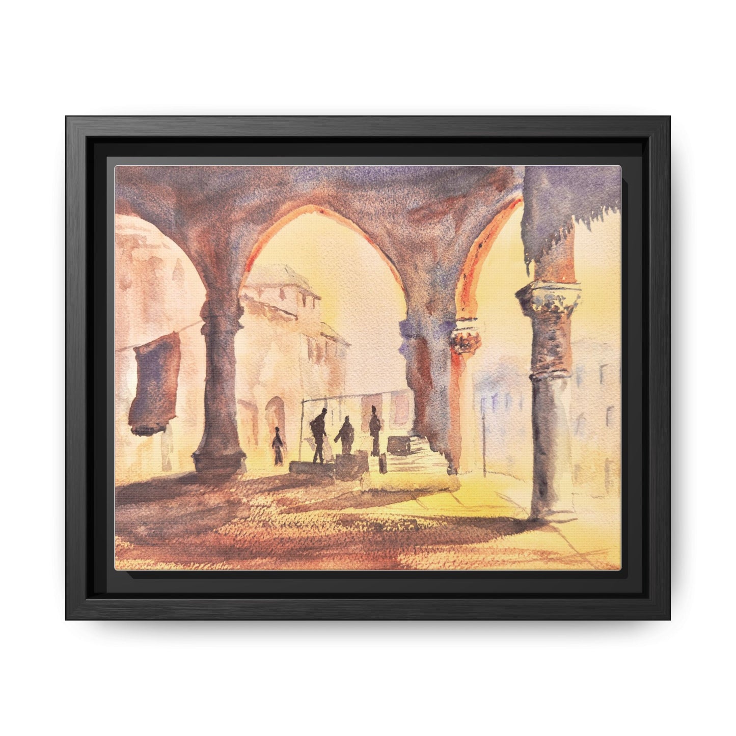 The Carpet Merchant, Framed (Black or Espresso). Available in sizes from 10”x8”-32”x24”
